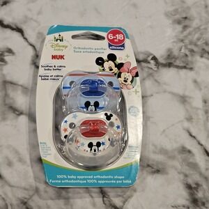 NUK Disney‎ Baby Mickey Mouse Pacifier 6-18 months NEW